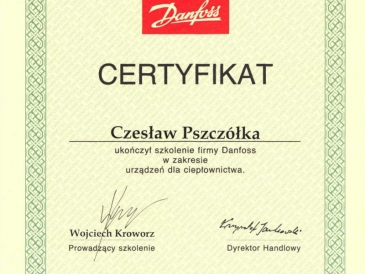 Certyfikat 1